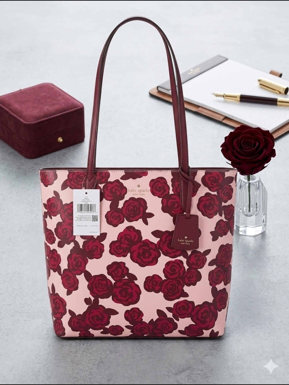 Kate Spade New York Brynn Tote – Rose Florets Print (NWT) - Picture 1 of 9